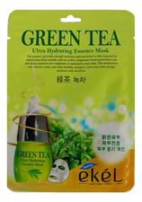 Ekel Тканевая маска для лица с экстрактом зеленого чая Green Tea Ultra Hydrating Essence Mask 25г