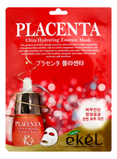Ekel Тканевая маска для лица с экстрактом плаценты Placenta Ultra Hydrating Essence Mask 25г