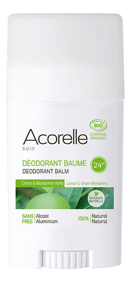 

Дезодорант-бальзам Deodorant Balm 40г (лимон и зеленый мандарин)
