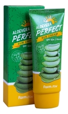 Farm Stay Увлажняющий солнцезащитный крем Aloevera Perfect Sun Cream SPF50+ PA+++ 70мл