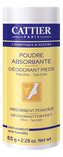 

Пудра-дезодорант для ступней Poudre Absorbante Deodorant Pieds 65г (чайное дерево и мята)