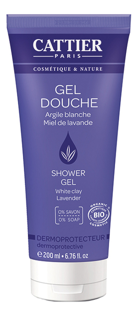 

Гель для душа Gel Douche Argile Blanche 200мл (мед и лаванда)