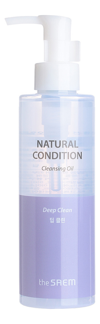 Гидрофильное масло для глубокого очищения кожи Natural Condition Cleansing Oil Deep Clean 180мл масло для глубокого очищения кожи orjena real deep cleansing oil 150 мл