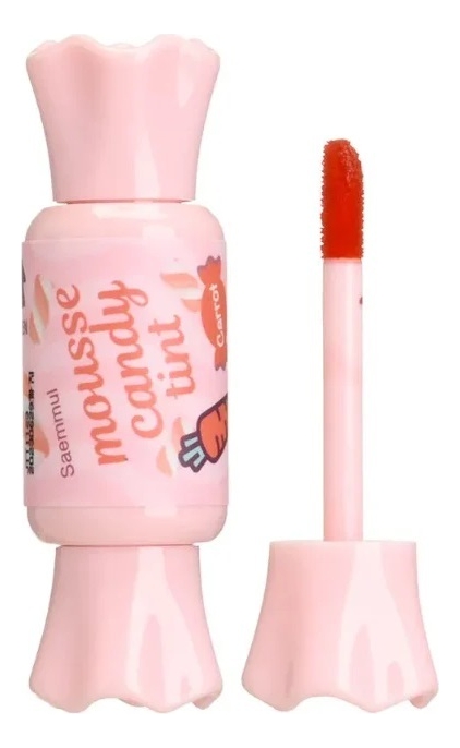 

Тинт-мусс для губ Конфетка Saemmul Mousse Candy Tint 8г: 03 Carrot Mousse, Тинт-мусс для губ Конфетка Saemmul Mousse Candy Tint 8г