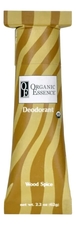 Organic Essence Органический дезодорант Deodorant Wood Spice 62г (древесно-пряный)