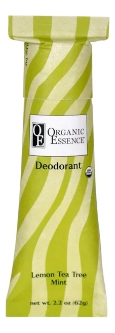 Купить Органический дезодорант Deodorant Lemon Mint 62г (лимон и масло чайного дерева), Organic Essence