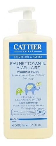 Лосьон очищающий с маслом миндаля и флоральной водой Bebe Eau Nettoyante Micellaire 500мл 1393₽