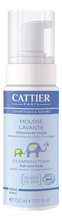 

Мусс очищающий для волос и тела Bebe Mousse Lavante 150мл