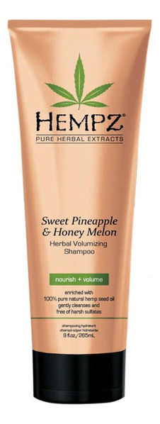 

Шампунь для придания объема волосам Sweet Pineapple & Honey Melon Herbal Volumizing Shampoo (ананас и медовая дыня): Шампунь 265мл, Шампунь для придания объема волосам Sweet Pineapple & Honey Melon Herbal Volumizing Shampoo (ананас и медовая дыня)