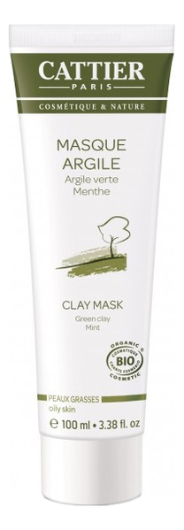 

Маска на основе зеленой глины для жирной кожи лица Masque Argile Verte Menthe: Маска 100мл, Маска на основе зеленой глины для жирной кожи лица Masque Argile Verte Menthe