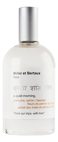 A Quiet Morning: парфюмерная вода 100мл уценка miller et bertaux close your eyes and bois de gaiac et poire 100