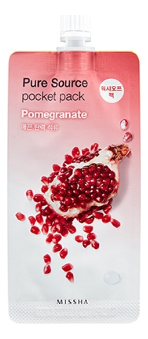

Ночная маска для лица с экстрактом граната Pure Source Pocket Pack Pomegranate 10мл