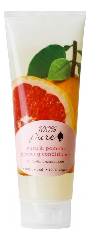 Кондиционер для блеска волос Yuzu And Pomelo Glossing Conditioner (юзу и помело): Кондиционер 236мл, 100% Pure  - Купить