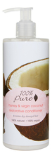 100% Pure Кондиционер для волос тонизирующий Honey & Virgin Coconut Restorative Conditioner (мед и молодой кокос)