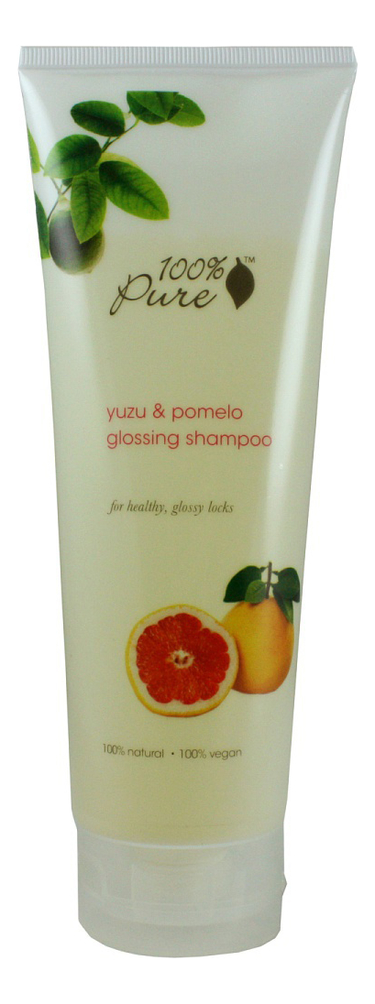 Купить Шампунь для блеска волос Yuzu & Pomelo Glossing Shampoo (юзу и помело): Шампунь 236мл, Шампунь для блеска волос Yuzu & Pomelo Glossing Shampoo (юзу и помело), 100% Pure