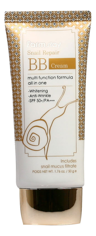 BB крем для лица с муцином улитки Snail Repair Cream 50г от Randewoo