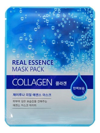 Тканевая маска для лица с коллагеном Real Essence Mask Pack Collagen 25мл: Маска 1шт