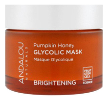 Andalou Naturals Гликолевая маска для лица Brightening Pumpkin Honey Glycolic Mask 50г (тыква и мед)