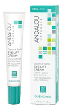 Andalou Naturals Лифтинг-крем для кожи вокруг глаз с экстрактом кактуса Quenching Coconut Water Eye Lift Cream 18г