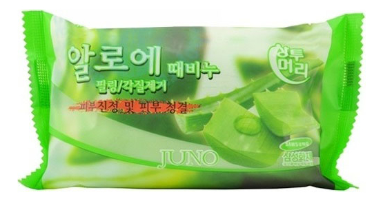 Мыло-скраб с экстрактом алоэ вера Sangtumeori Peeling Soap Aloe 150г от Randewoo