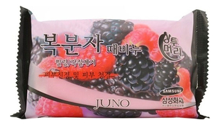 Мыло-скраб с экстрактом корейской малины Sangtumeori Peeling Soap Rubus Coreanus 150г