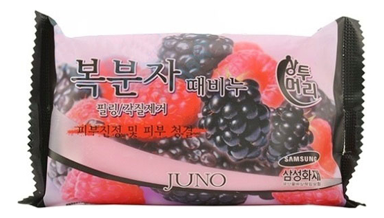 Мыло-скраб с экстрактом корейской малины Sangtumeori Peeling Soap Rubus Coreanus 150г от Randewoo