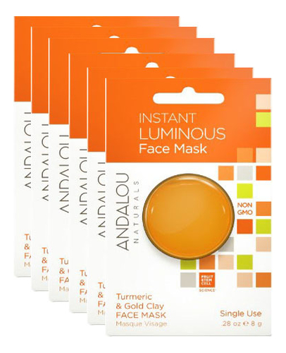 

Маска для лица осветляющая Instant Luminious Face Mask Turmeric & Gold Clay (куркума и золотая глина): Маска 6*8г, Маска для лица осветляющая Instant Luminious Face Mask Turmeric & Gold Clay (куркума и золотая глина)