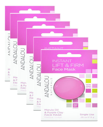 

Маска для лица подтягивающая Instant Lift & Firm Face Mask Marula Oil & Purple Clay (масло марулы и пурпурная глина): Маска 6*8г, Маска для лица подтягивающая Instant Lift & Firm Face Mask Marula Oil & Purple Clay (масло марулы и пурпурная глина)