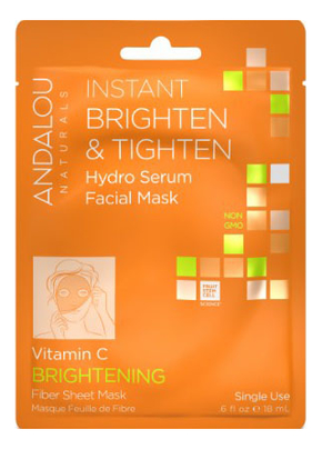 

Маска-сыворотка для лица осветляющая с витамином С Brightening Instant Brighten & Tighten Vitamin C: Маска 18мл, Маска-сыворотка для лица осветляющая с витамином С Brightening Instant Brighten & Tighten Vitamin C
