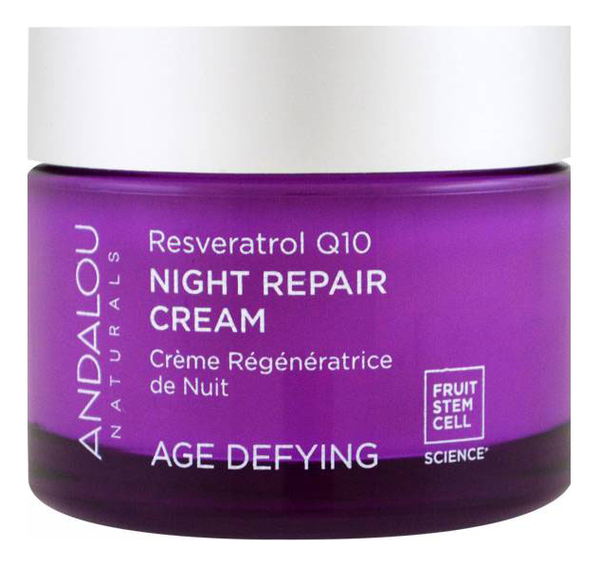 Ночной восстанавливающий крем для лица Age Defying Resveratrol Q10 Night Repair Cream 50г