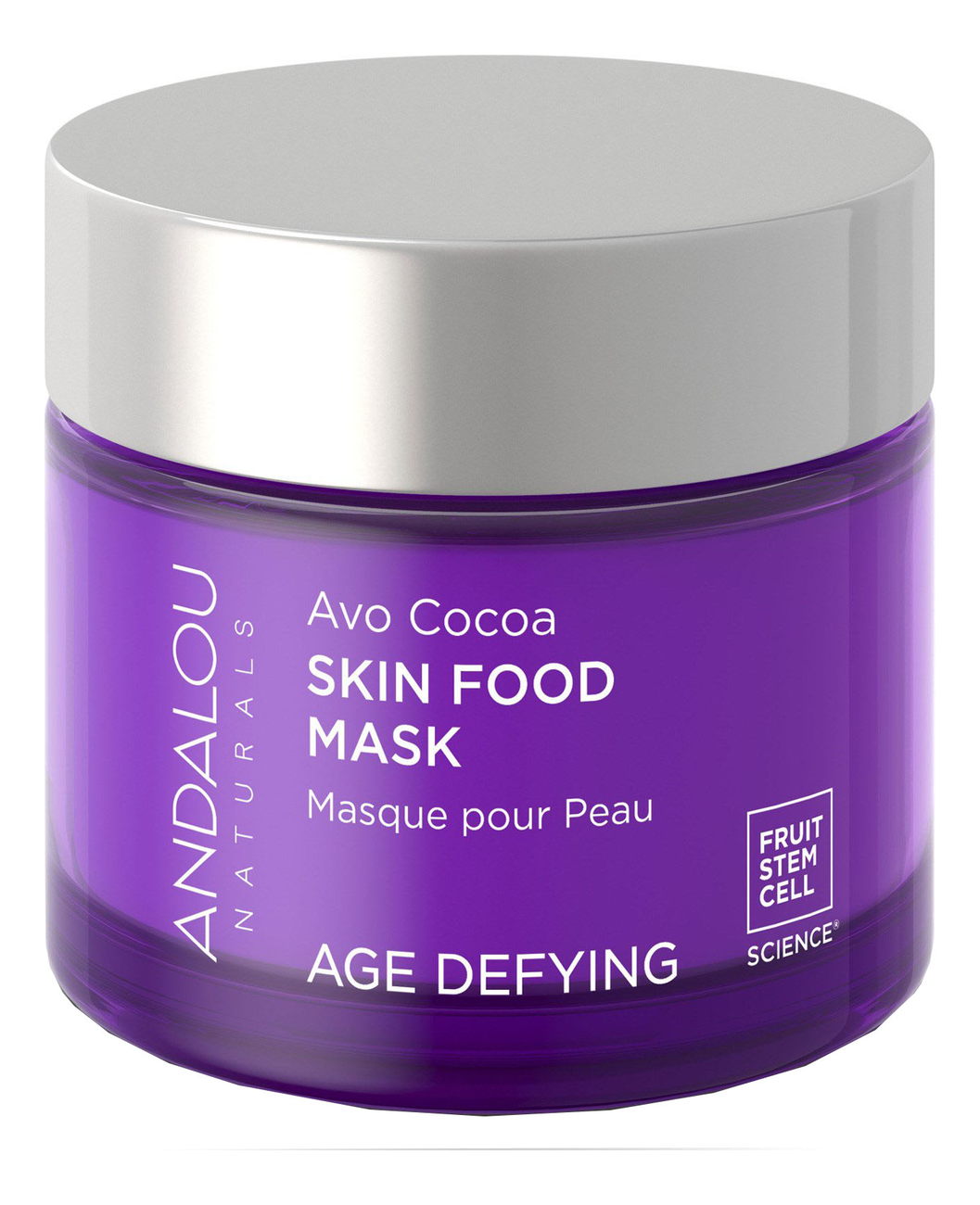 Купить Питательная маска для лица с какао и авокадо Age Defying Avo Cocoa Skin Food Mask 50мл, Andalou Naturals