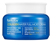 Farm Stay Увлажняющий крем для лица с гидролизованным коллагеном Collagen Water Full Moist Cream 100мл