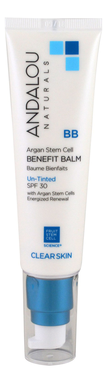 

Увлажняющий BB крем-бальзам со стволовыми клетками арганы Clear Skin BB Argan Stem Cell Benefit Balm Un-Tinted SPF30 58мл