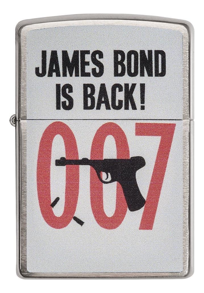 

Зажигалка James Bond (серебристая)