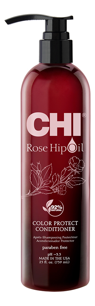 Кондиционер для волос с маслом лепестков роз Rose Hip Oil Color Nurture Protecting Conditioner: Кондиционер 739мл