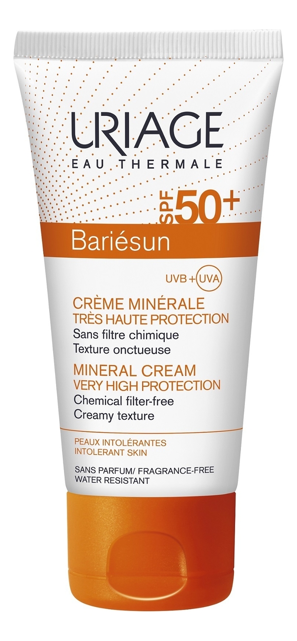 Солнцезащитный минеральный крем Bariesun Creme Minerale SPF50+ 50мл: Крем 50мл