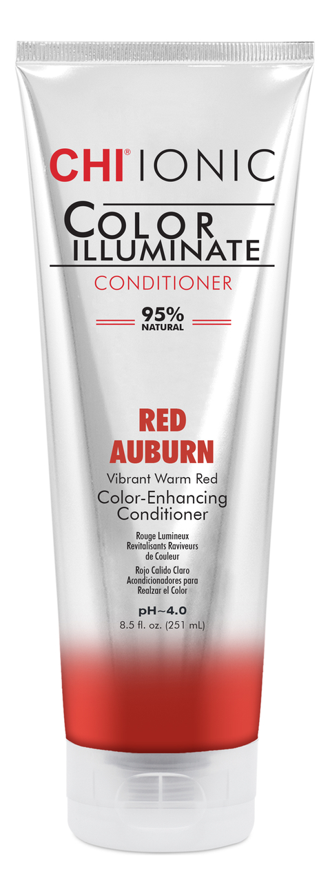 Оттеночный кондиционер для волос Ionic Color Illuminate 251мл: Red Auburn оттеночный кондиционер для волос ionic color illuminate 251мл platinum blonde