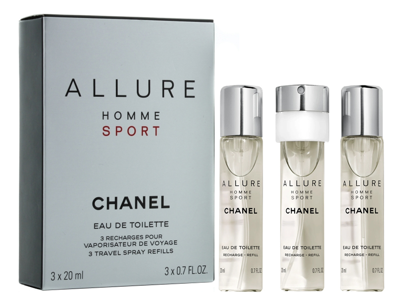Купить Allure Homme Sport: туалетная вода 3*20мл запаска, Chanel