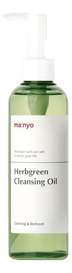 Гидрофильное масло для лица с экстрактами трав Herb Green Cleansing Oil: Масло 200мл от Randewoo