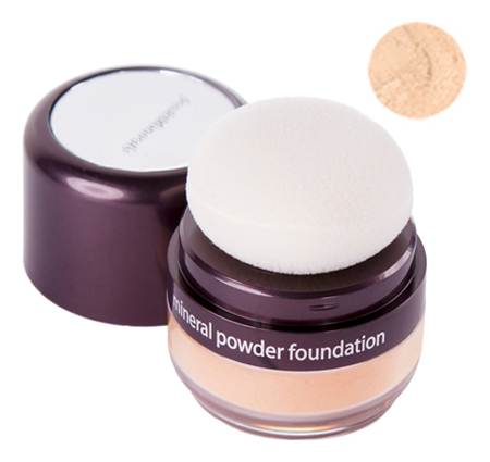 

Рассыпчатая пудра-основа с минералами Mineral Powder Foundation 6г (с пуховкой): Radiant, Рассыпчатая пудра-основа с минералами Mineral Powder Foundation 6г (с пуховкой)