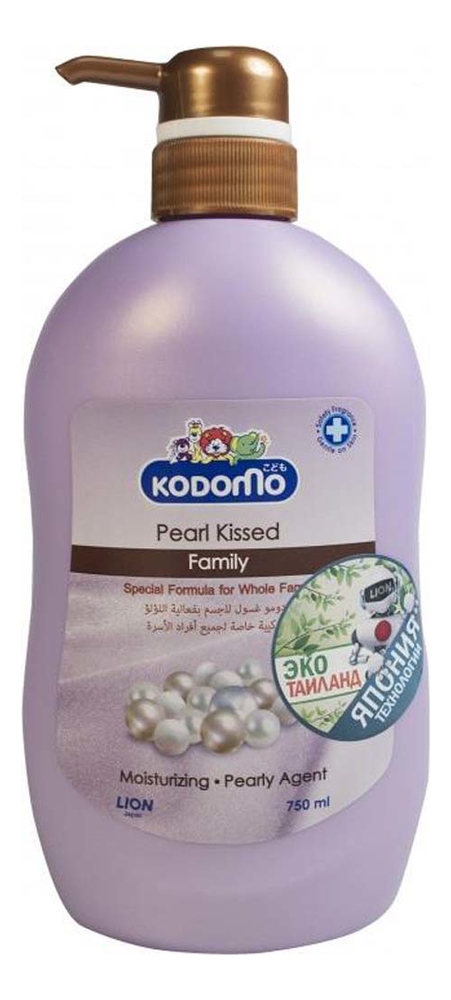 Крем-гель для душа Жемчужный поцелуй Kodomo Pearl Kissed Family 750мл