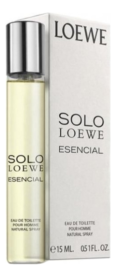 

Solo Loewe Esencial: туалетная вода 15мл, Solo Loewe Esencial