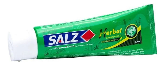 

Зубная паста с экстрактом растения хабу Salz Habu: Паста 90г, Зубная паста с экстрактом растения хабу Salz Habu