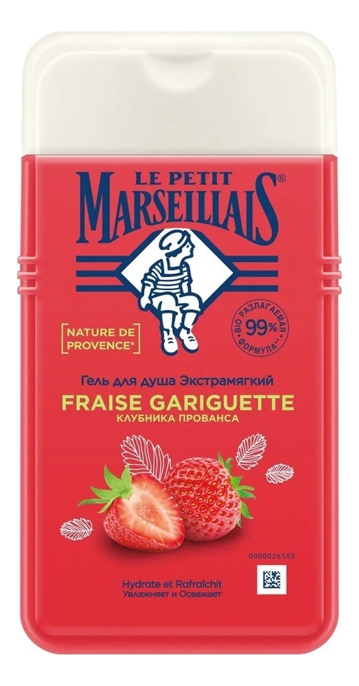 

Гель для душа 250мл, Гель для душа Клубника Прованса Fraise Gariguette