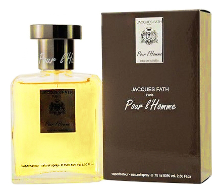 

Jacques Fath Pour L`Homme : туалетная вода 75мл, Jacques Fath Pour L'Homme