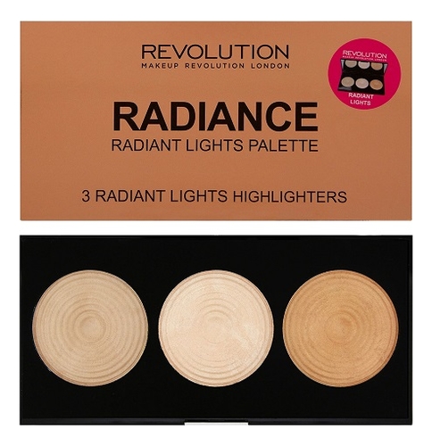 

Палетка хайлайтеров Highlighter Palette 11,5г: Radiance, Палетка хайлайтеров Highlighter Palette 11,5г