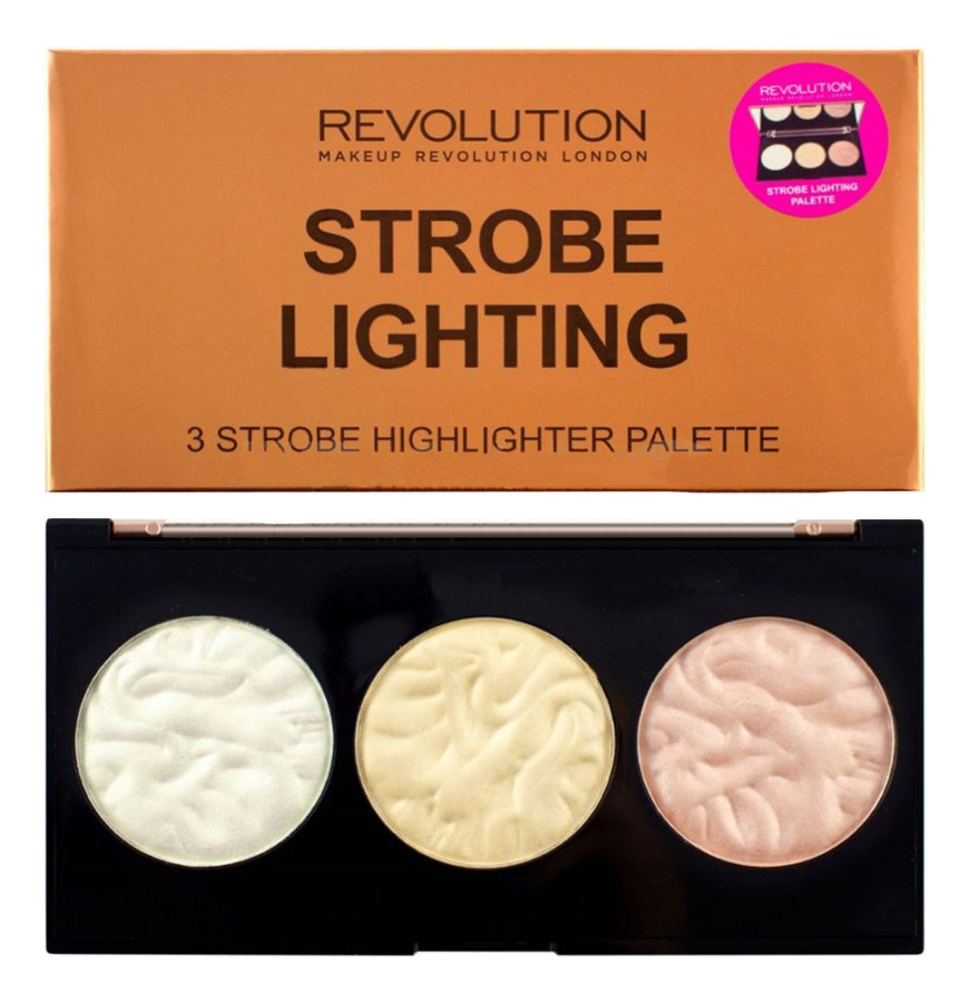 

Палетка хайлайтеров Highlighter Palette 11,5г: Strobe Lighting, Палетка хайлайтеров Highlighter Palette 11,5г