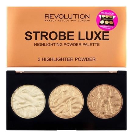 

Палетка хайлайтеров Highlighter Palette 11,5г: Strobe Luxe, Палетка хайлайтеров Highlighter Palette 11,5г