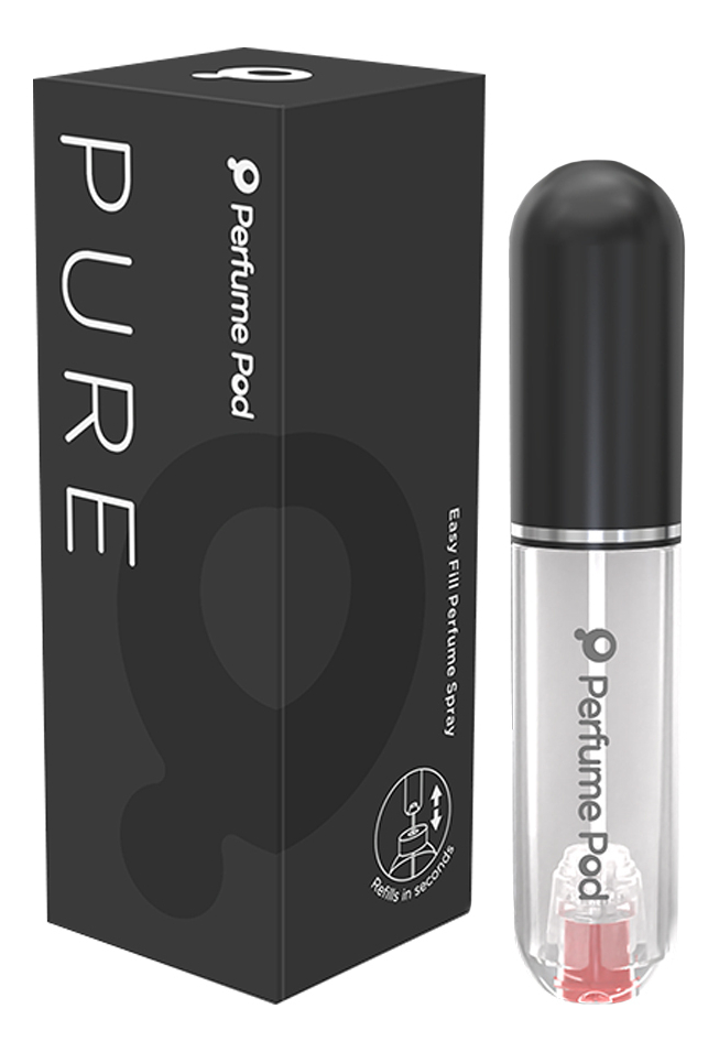 цена Атомайзер Perfumepod Pure Perfume Spray 5мл: Black