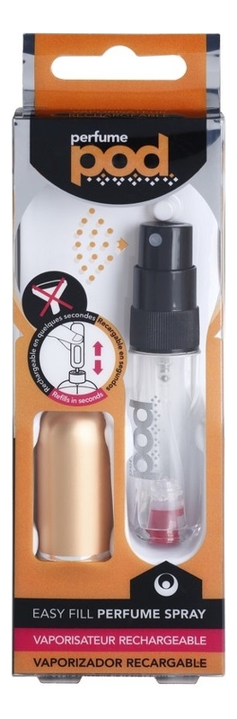 Атомайзер Perfumepod Pure Perfume Spray 5мл: Gold перезаправляемый карманный атомайзер flexfresh dezamine a наклейка из экокожи